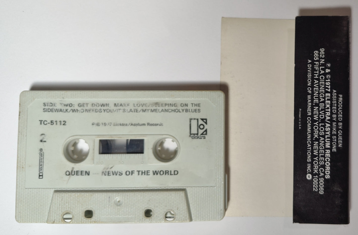 Queen - "News Of The World" - CASSETTE TAPE (DOLBY) G+/G+