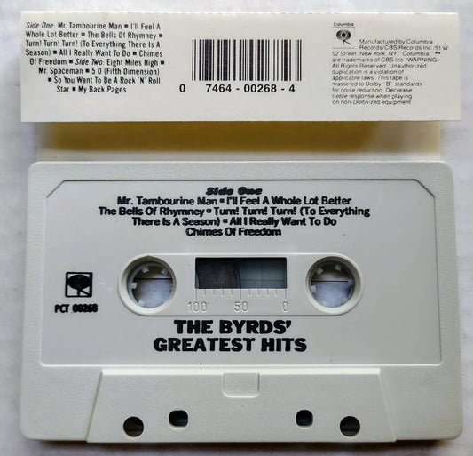 Byrds - "The Byrds Greatest Hits" - CASSETTE TAPE VG+/VG+