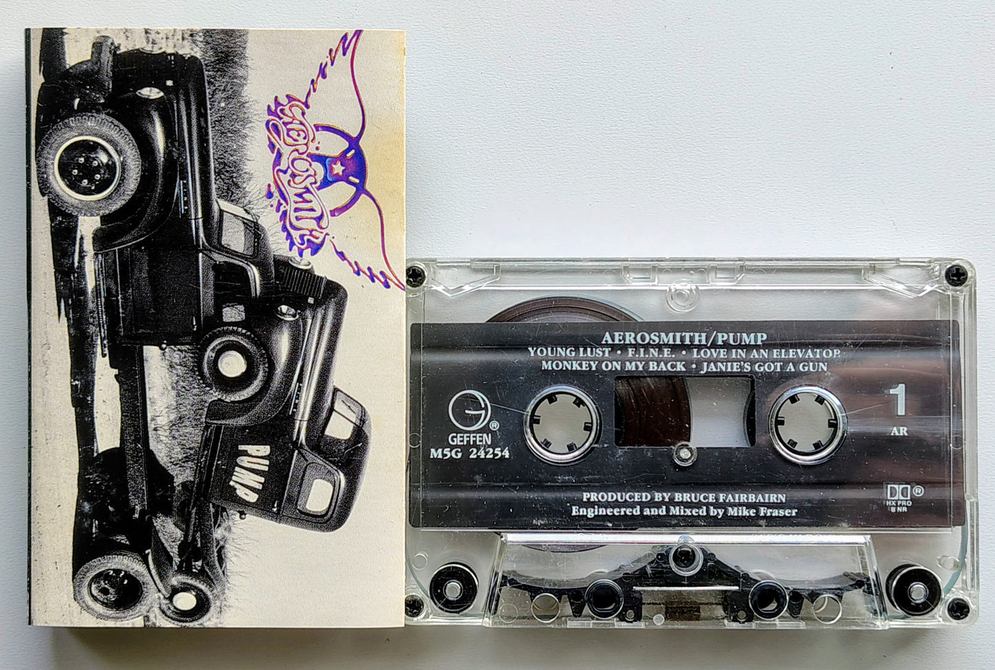 Aerosmith - “Pump” - CASSETTE TAPE VG/VG+