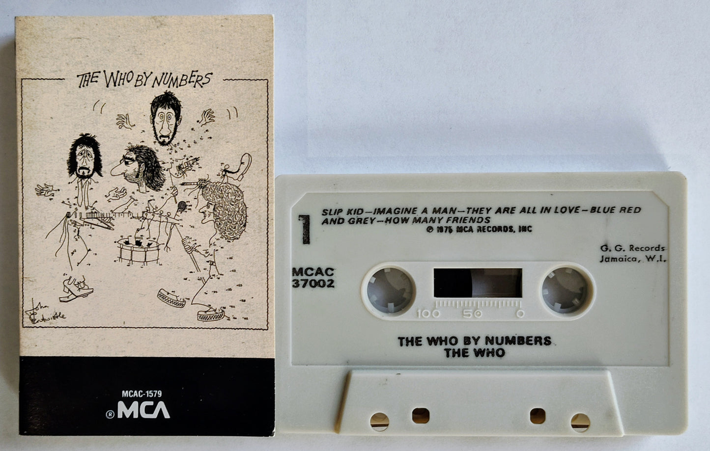 Who, The - "The Who By Numbers" - CASSETTE TAPE VG/VG