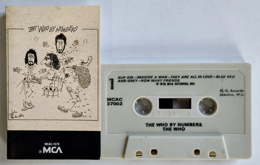 Who, The - "The Who By Numbers" - CASSETTE TAPE VG/VG