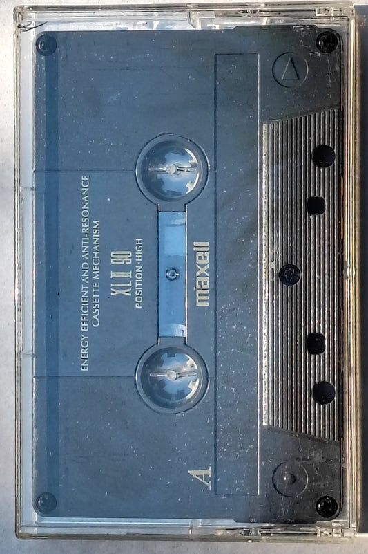 Blank - Maxell XL II (90-Minute; Vintage closed-window-style; grey shell; Loose/Pre-Recorded/No J-Card; No sticker labels; SOLD AS IS)