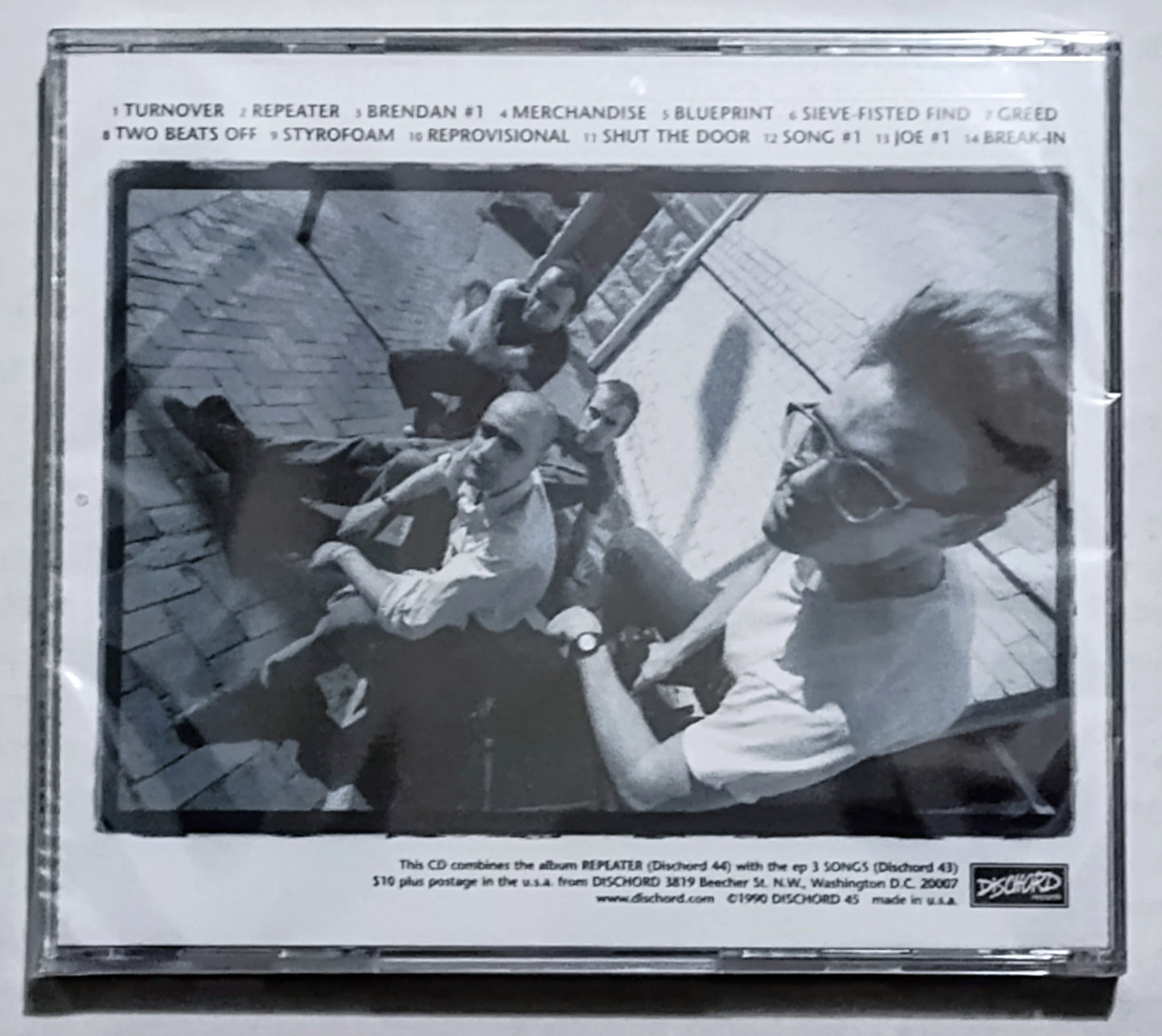 Fugazi - “Repeater (+3)” - INDIE COMPACT DISC M/M (Sealed)