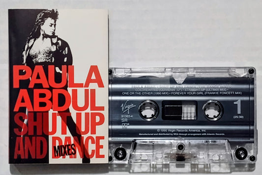 Paula Abdul - “Shut Up And Dance Mixes” - CASSETTE TAPE VG+/VG+