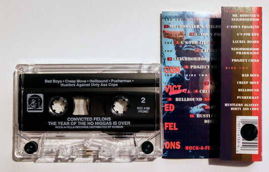 Convicted Felons - "The Year Of The -- ---- Is Over" - CASSETTE TAPE VG+/NM (Hole in barcode)