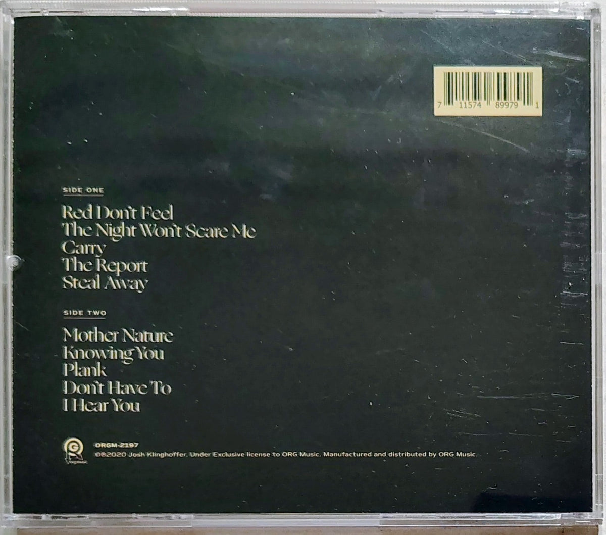 Pluralone (Josh Klinghoffer) - “I Don’t Feel Well” - INDIE COMPACT DISC NM/NM