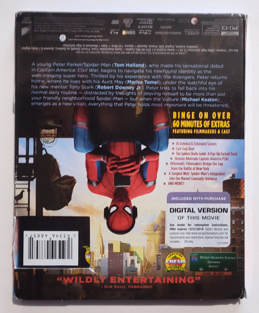 Spider-Man: Homecoming BLU-RAY