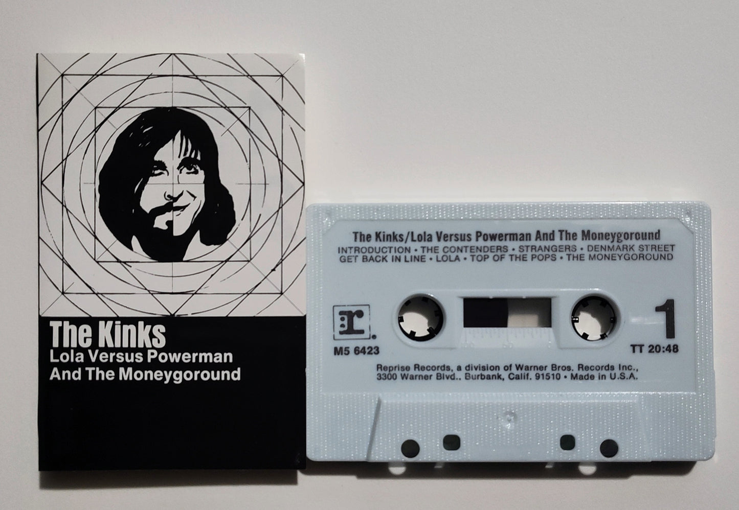 Kinks, The  - "Lola Versus Powerman And The Moneygoround" - CASSETTE TAPE VG+/VG+