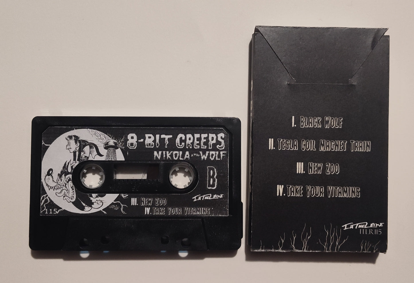 8-Bit Creeps - "Nikola And The Wolf" (Chicago Local) - INDIE CASSETTE TAPE (In The Lake Records) NM/NM