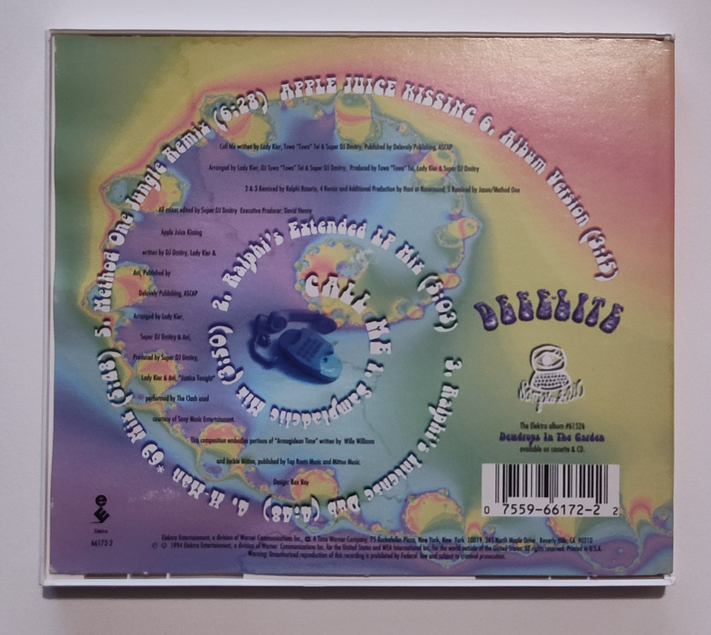 Deee-Lite - "Call Me" - COMPACT DISC VG/VG+