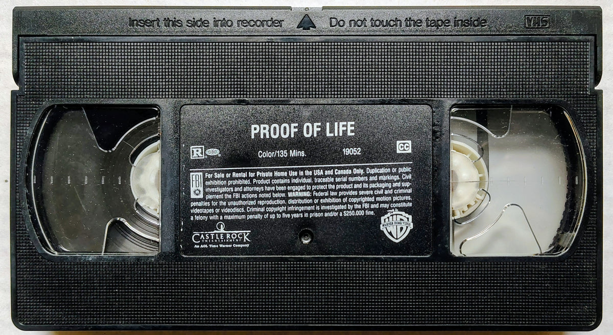 Proof Of Life - VHS (*Not Graded; see notes/photos)