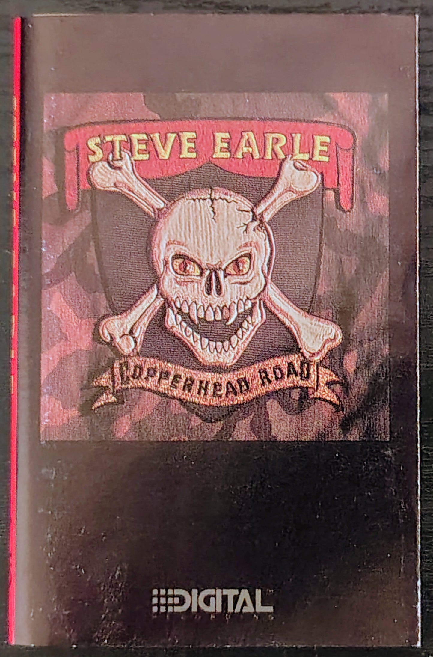 Steve Earle - “Copperhead Road” - CASSETTE TAPE VG/VG+