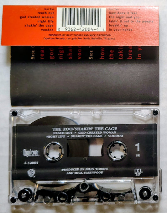 Zoo, The - “Shakin’ The Cage” - CASSETTE TAPE VG+/VG