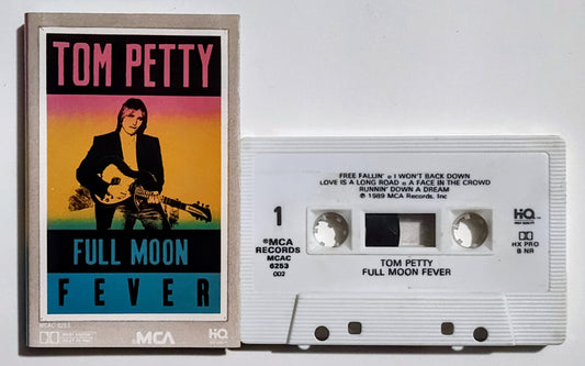 Tom Petty - "Full Moon Fever" - CASSETTE TAPE (DOLBY HX PRO B NR) VG/VG