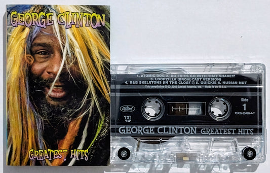 George Clinton - “Greatest Hits” - CASSETTE TAPE VG+/VG+