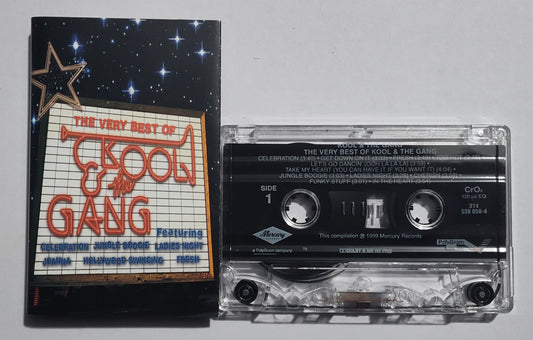 Kool & The Gang - "The Very Best Of" - CASSETTE TAPE (Chrome) VG+/VG+
