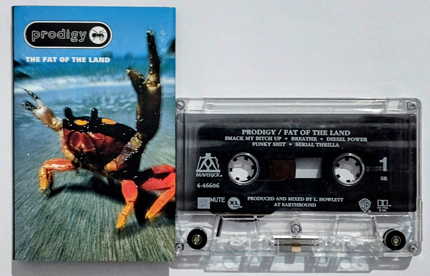 Prodigy - “Fat Of The Land” - CASSETTE TAPE VG+/VG* (*See Notes)