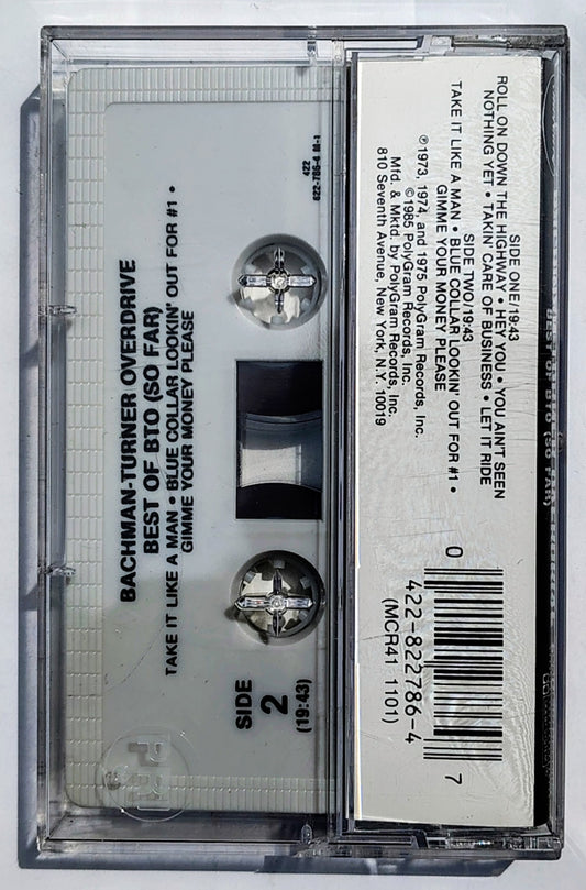 BTO - “Best Of BTO” - CASSETTE TAPE VG+/VG+
