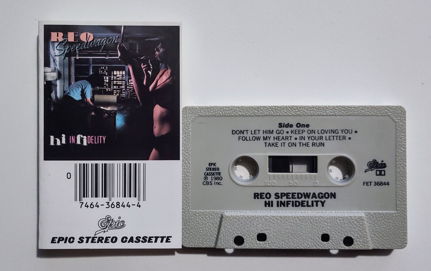 REO Speedwagon - "Hi Infidelity" - CASSETTE TAPE (DOLBY) VG+/VG+
