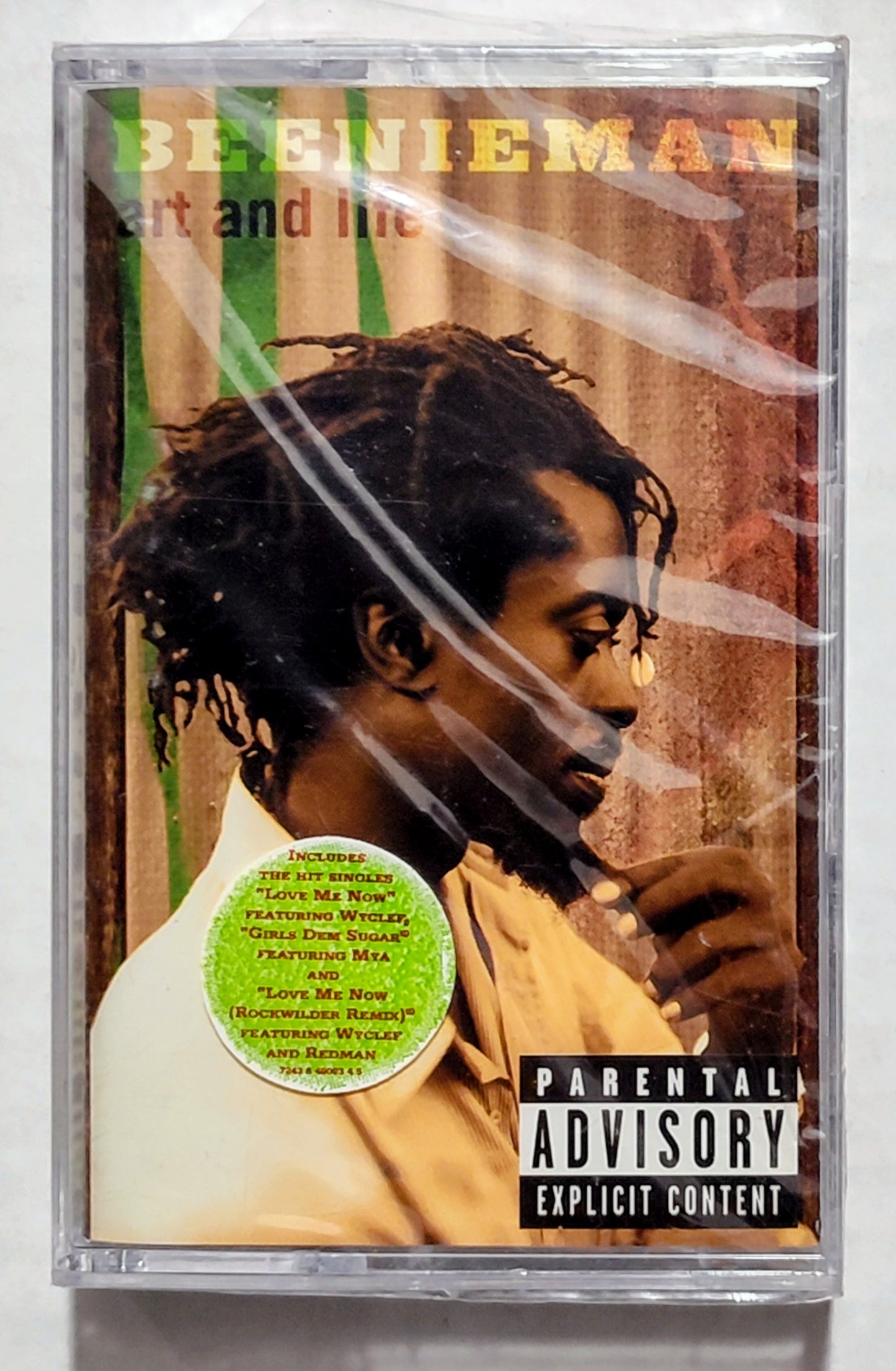 Beenieman - “Art And Life” - CASSETTE TAPE M/M (Sealed with hype sticker; cellophane slightly flares up at the top/front of case but the seal is not broken.)