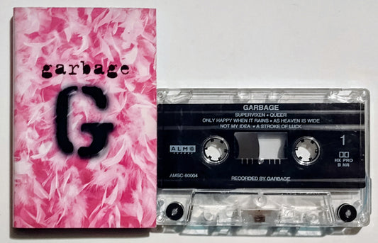 Garbage - "Garbage" - CASSETTE TAPE VG+/VG