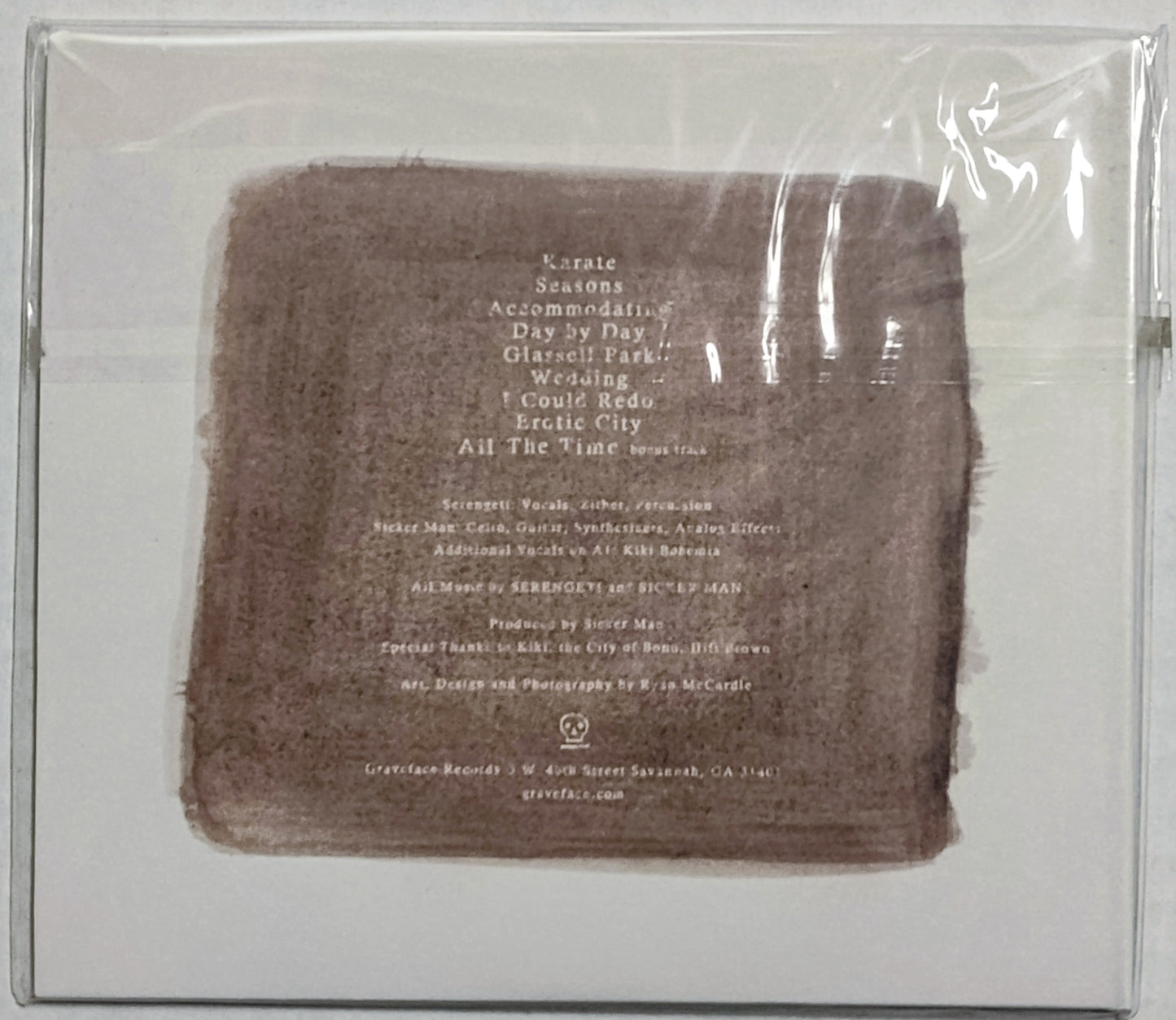Serengeti - “Saal” - INDIE COMPACT DISC M/M (Sealed in resealable sleeve) *❄️*[Chicago, IL]