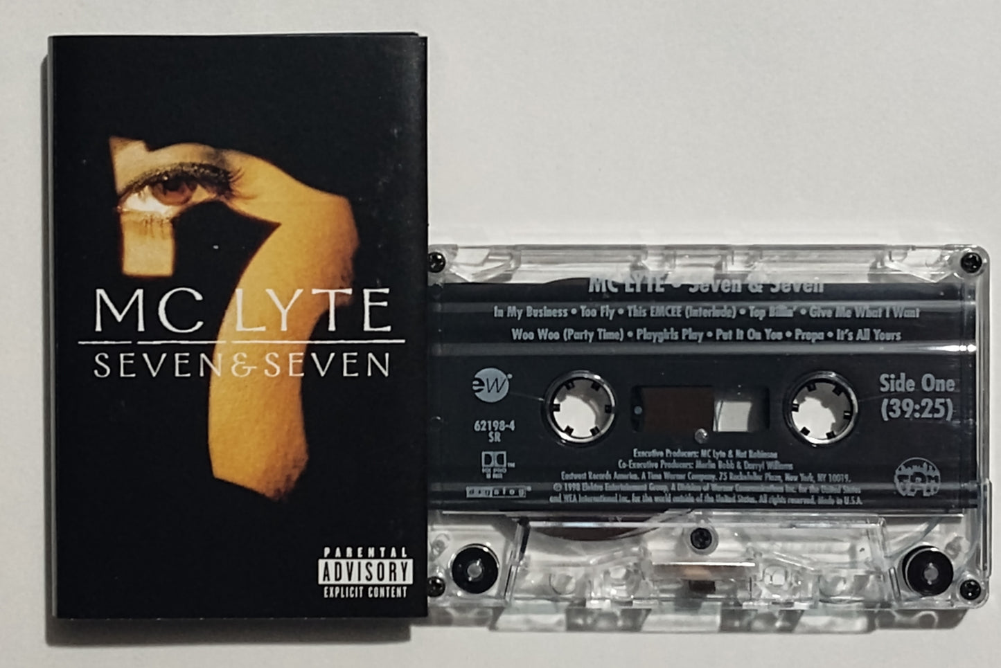 M.C. Lyte - "Seven & Seven" - CASSETTE TAPE VG+/VG+