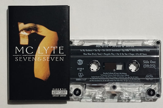 M.C. Lyte - "Seven & Seven" - CASSETTE TAPE VG+/VG+