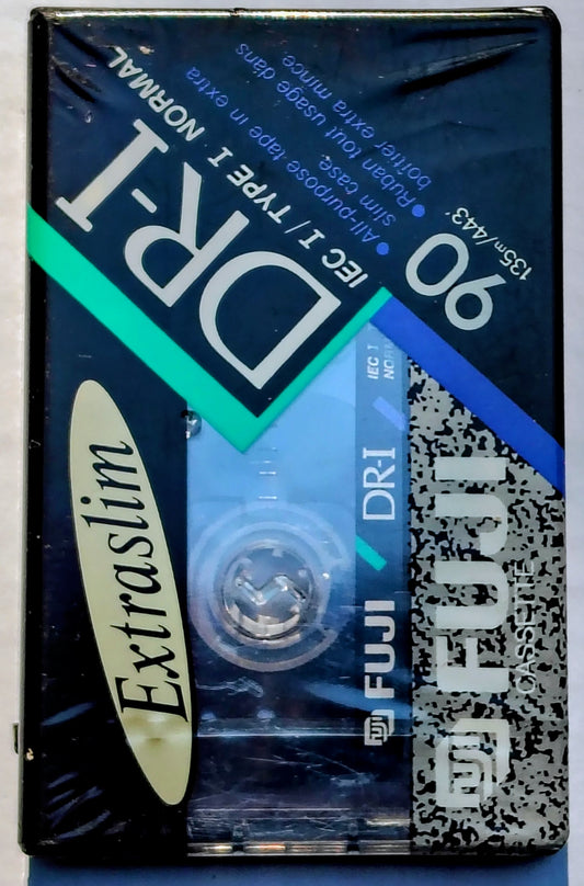 Blank - Fuji DR-I Type I Normal Bias (90-Minute; Unique Vintage style; Extraslim case; Sealed)
