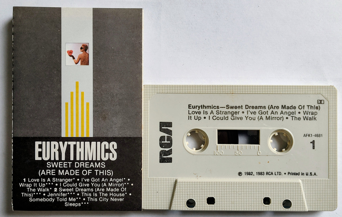 Eurythmics - “Sweet Dreams (Are Made Of This)” - CASSETTE TAPE VG+/VG+