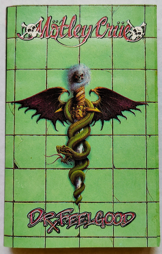 Mötley Crüe - "Dr. Feelgood" - CASSETTE TAPE VG/VG
