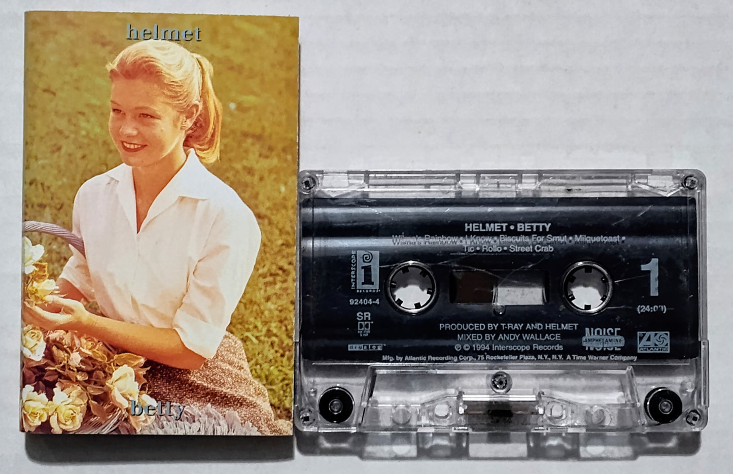 Helmet - “Betty” - CASSETTE TAPE VG+/G+