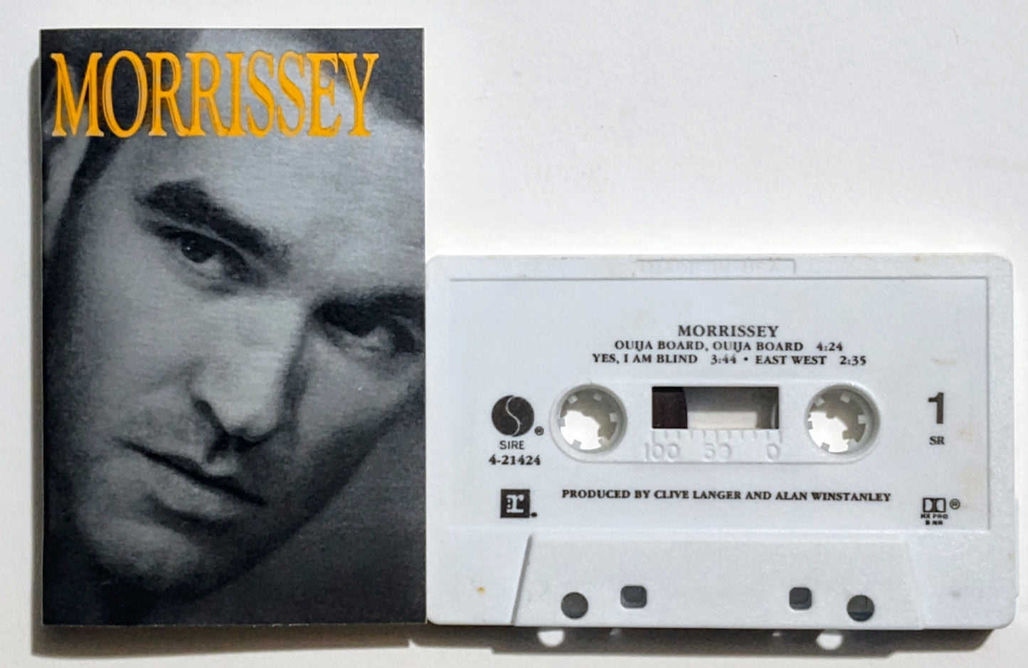 Morrissey - "Ouija Board, Ouija Board" - CASSETTE TAPE (Maxi) VG+/VG