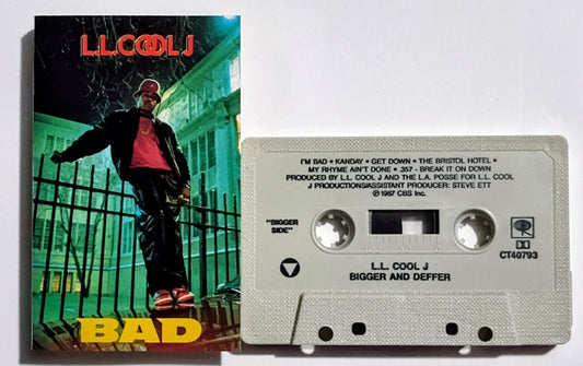 L.L. Cool J - "Bigger And Deffer" - CASSETTE TAPE (DOLBY) NM/NM