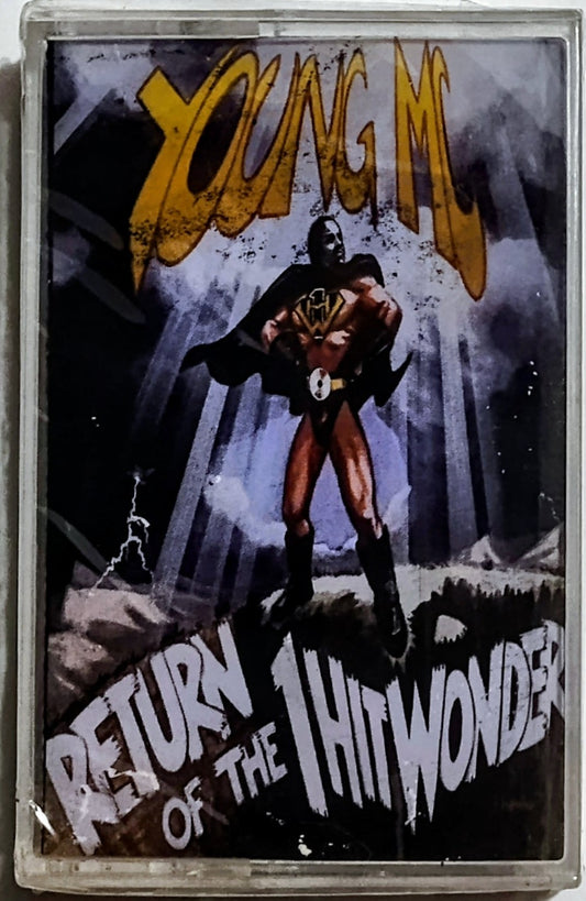 Young M.C. - "Return Of The 1 Hit Wonder" - CASSETTE TAPE VG/M (Sealed; damage to case that has damaged the cover art)