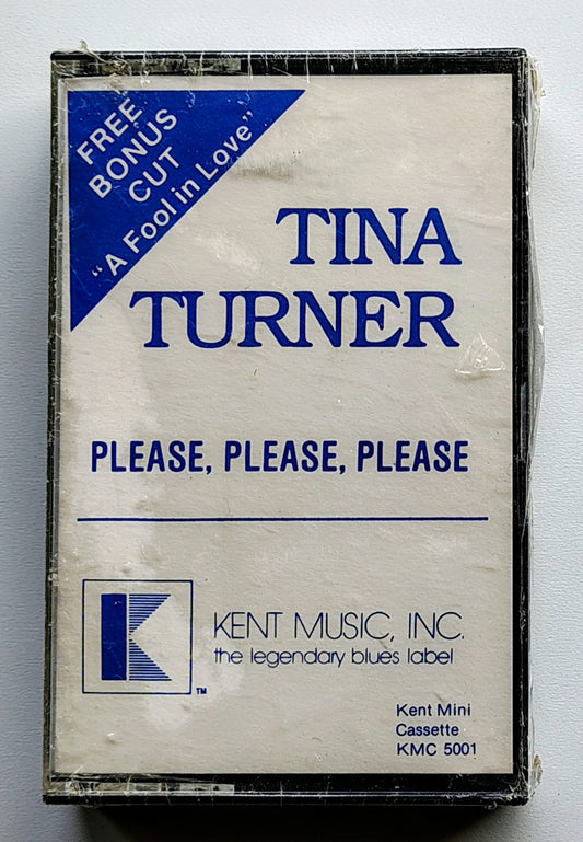 Tina Turner - “Please, Please, Please” - CASSETTE TAPE (Single) NM/M (Sealed; tears in cellophane)