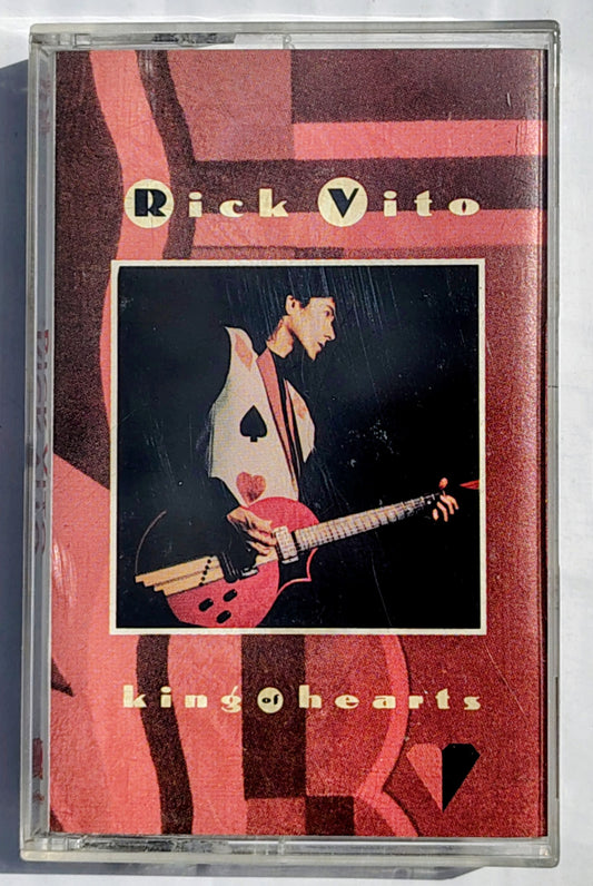 Rick Vito - “King Of Hearts” - CASSETTE TAPE VG+/VG+