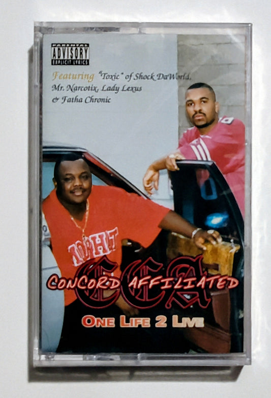 CCA - "One Life 2 Live" - CASSETTE TAPE NM/M (Sealed; tiny cracks on front and back of case)