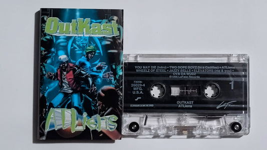 Outkast - "ATLiens" - CASSETTE TAPE (DOLBY HX PRO B NR) VG+/VG+