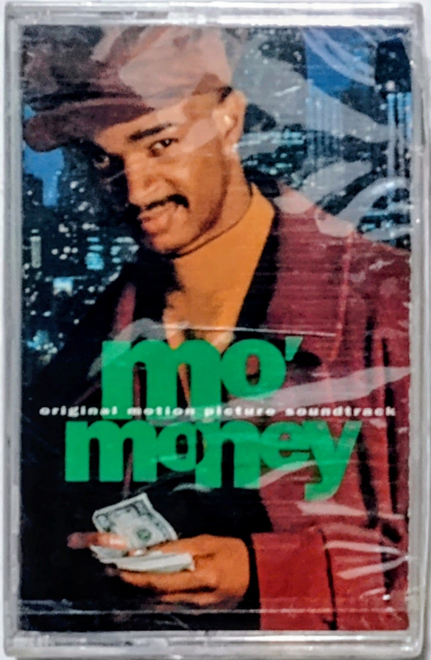 Various Artists - "Mo' Money Soundtrack" - CASSETTE TAPE (Chrome; DOLBY) NM/M (Sealed; torn/scratchy cellophane)