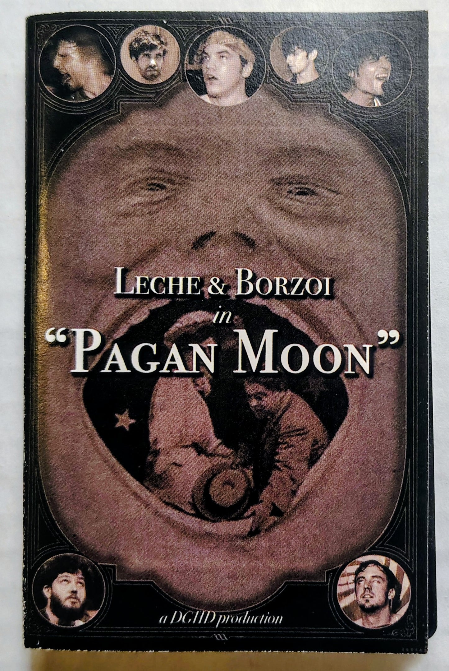 Leche & Borzoi - “Pagan Moon” - INDIE CASSETTE TAPE M/M (Digital Hot Dogs; Personal Collection)