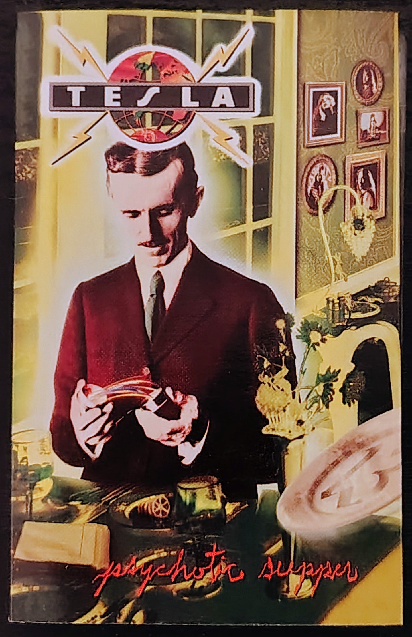 Tesla - "Psychotic Supper" - CASSETTE TAPE VG/VG