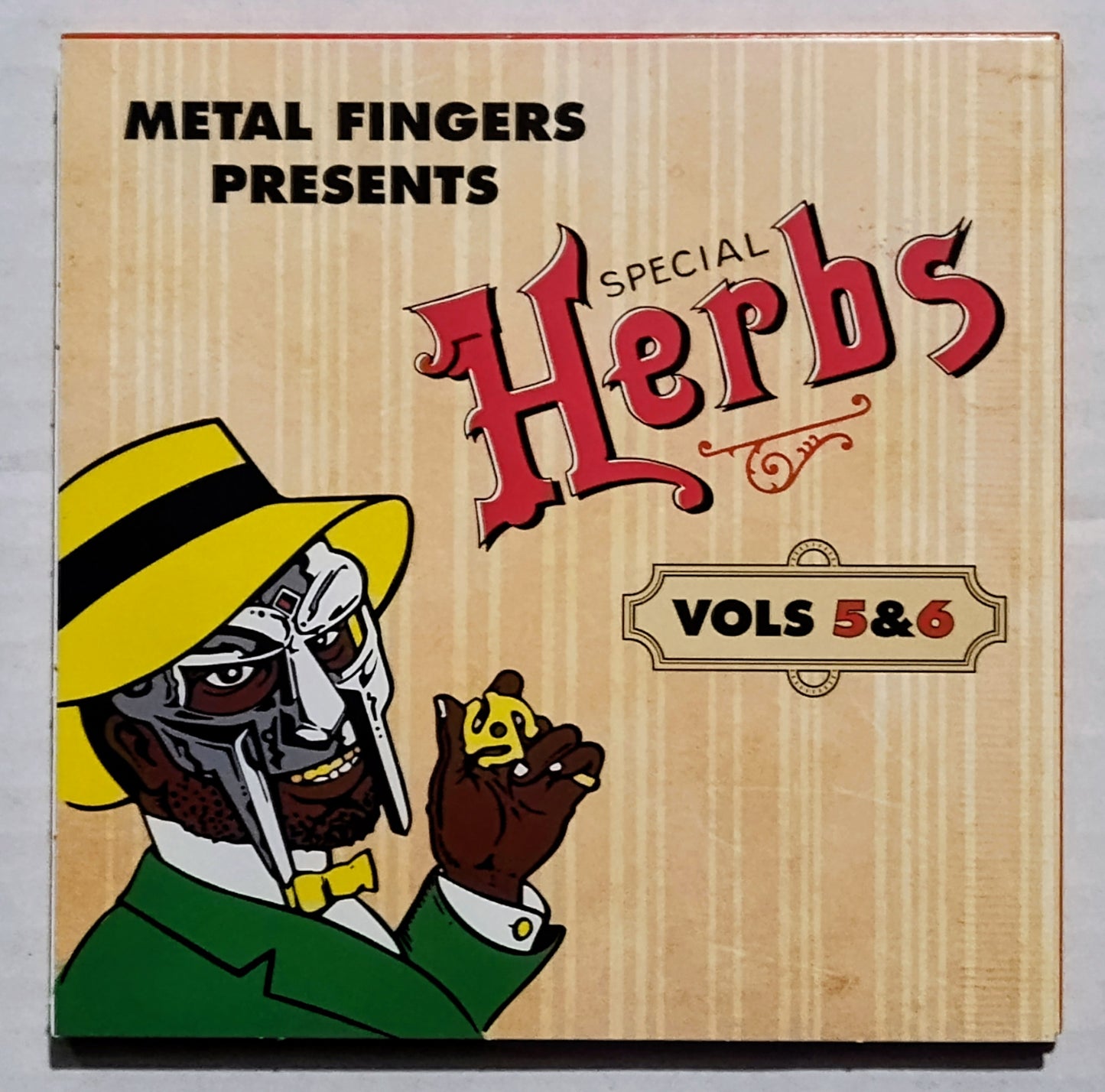 MF DOOM as Metal Fingers - "Special Herbs Vols 0-9 (5-Disc Complete Set)" - INDIE COMPACT DISC NM/NM