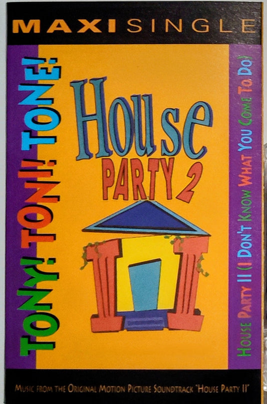 Tony! Toni! Toné! - "House Party II (I Don't Know What You Come To Do" - CASSETTE TAPE (Single) VG+/VG+