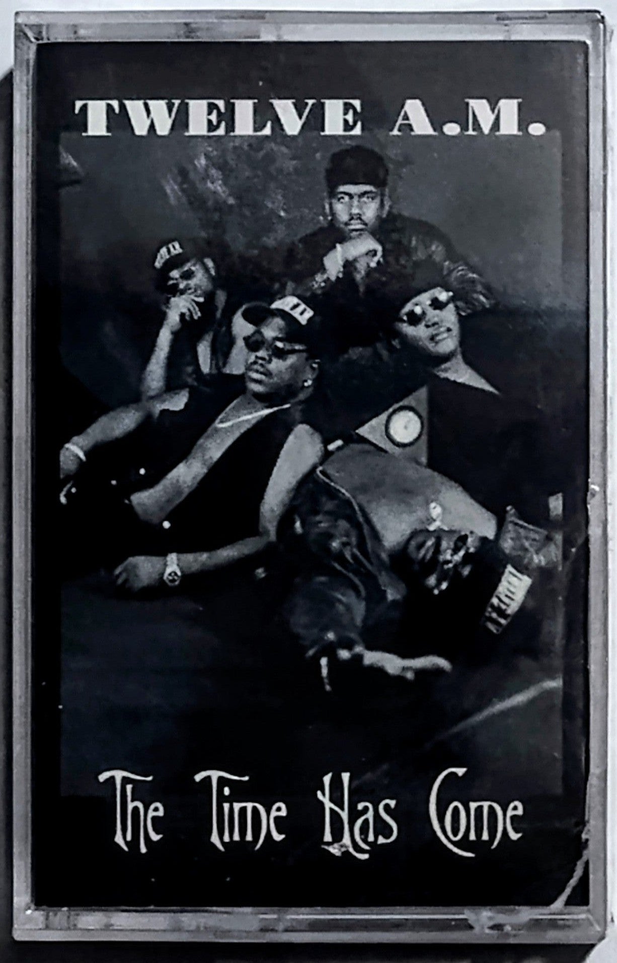 Twelve A.M. - “The Time Has Come” - CASSETTE TAPE VG+/M (Sealed; crack in cover; hole in cellophane)