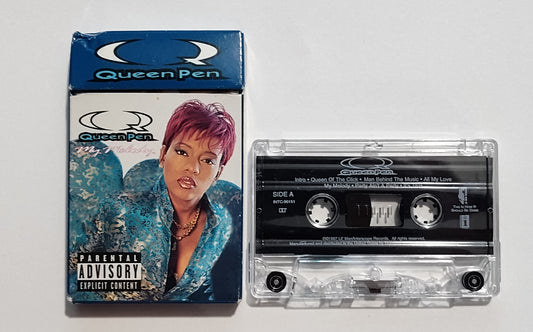 Queen Pen - "Queen Pen" - CASSETTE TAPE (DOLBY; Cigarette Box Flip Top Case) VG/VG