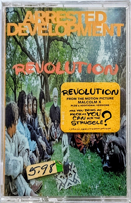 Arrested Development - “Revolution” - CASSETTE TAPE (Single) M/M (Sealed with hype sticker) [Atlanta, GA]