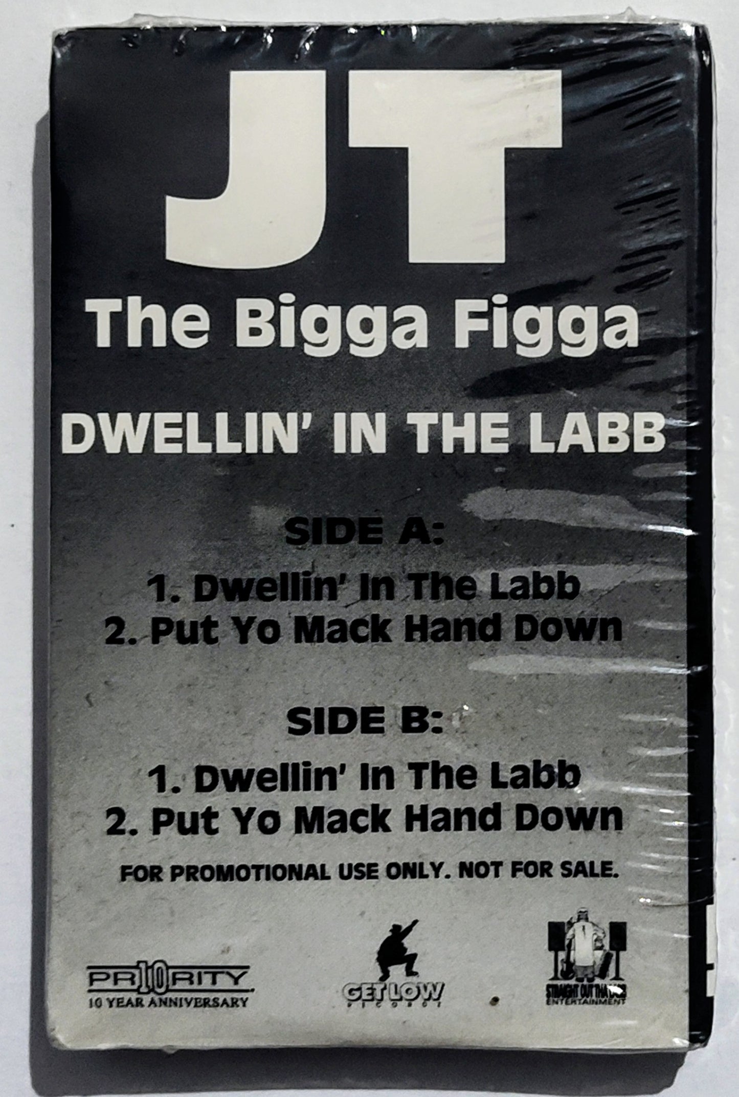 JT The Bigga Figga - “Dwellin’ In The Labb” - CASSETTE TAPE NM/M (Sealed, light wear) [San Francisco, CA]