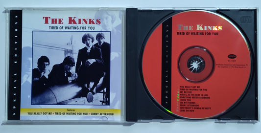 Kinks, The - "Tired Of Waiting For You (Compilation)" - COMPACT DISC VG/VG