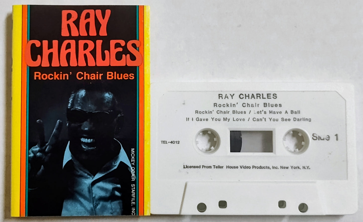 Ray Charles - “Rockin’ Chair Blues” - CASSETTE TAPE VG/VG